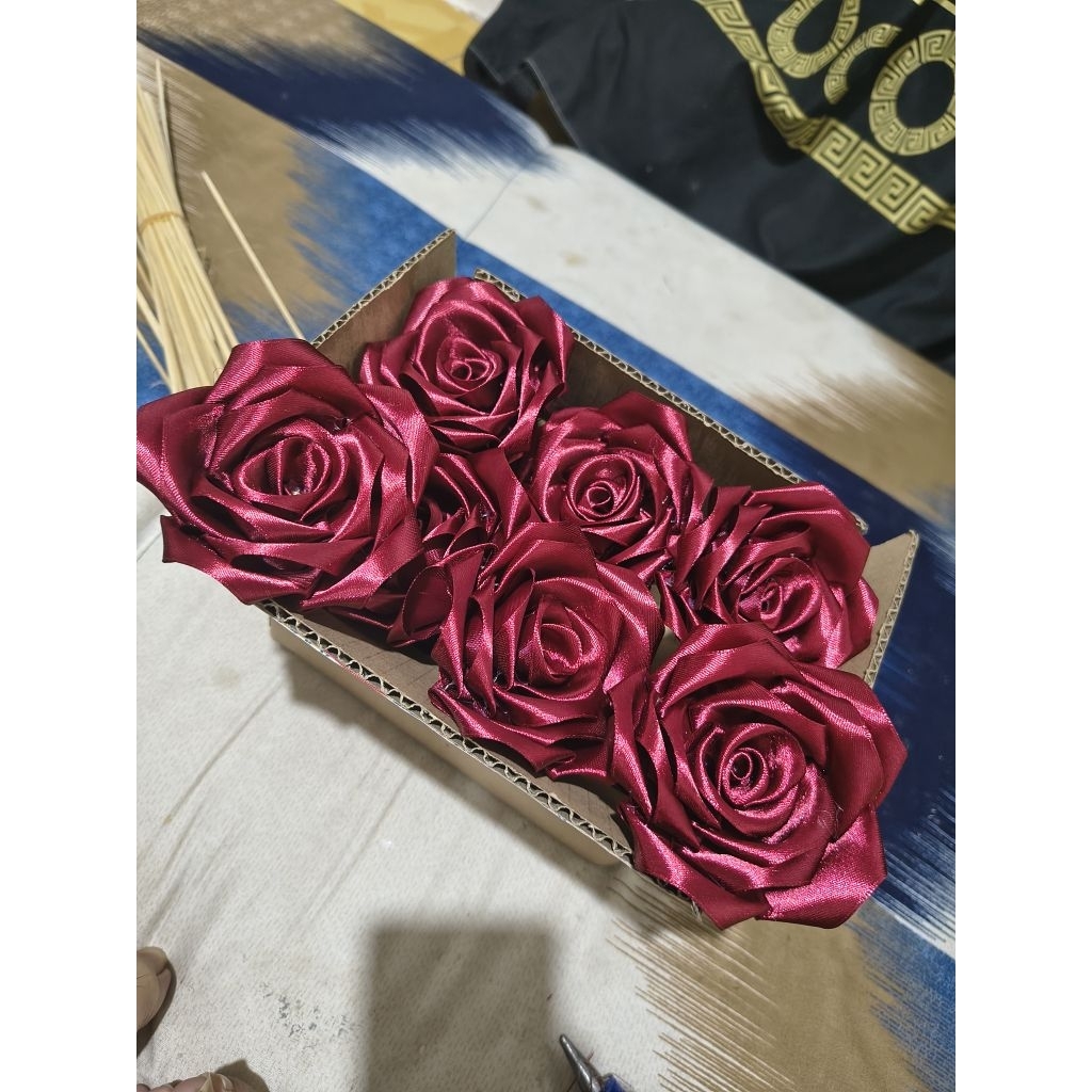 bunga satin satuan
