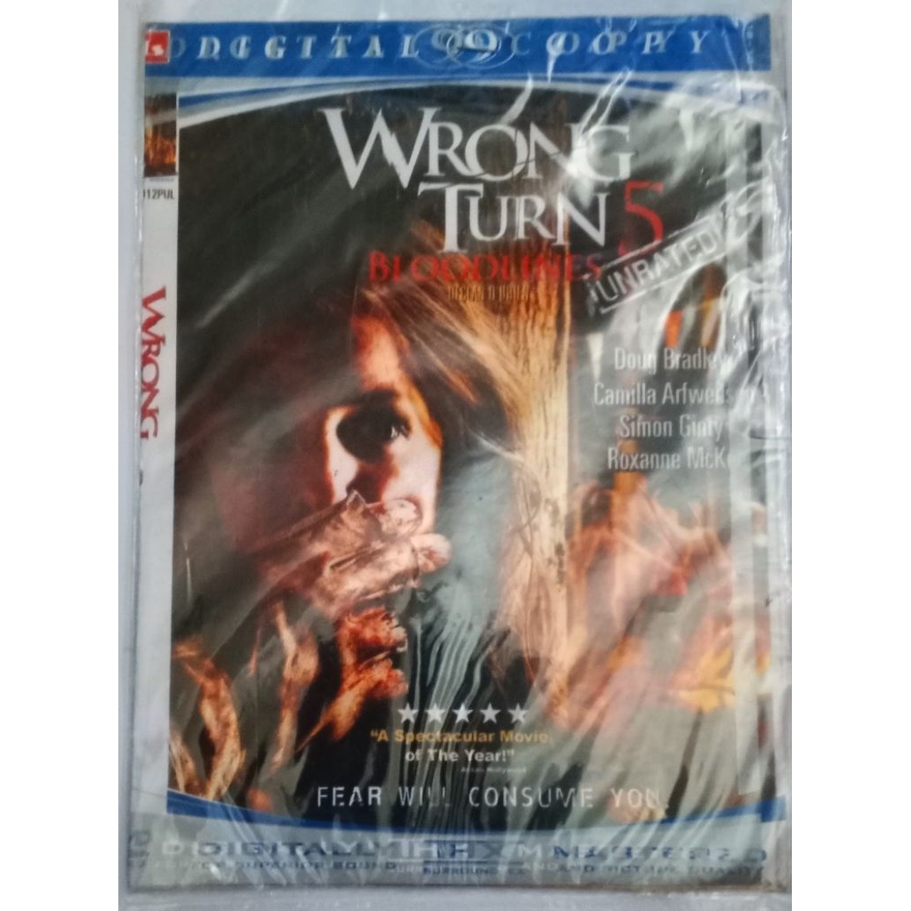 DVD- 'WRONG TURN 5'.