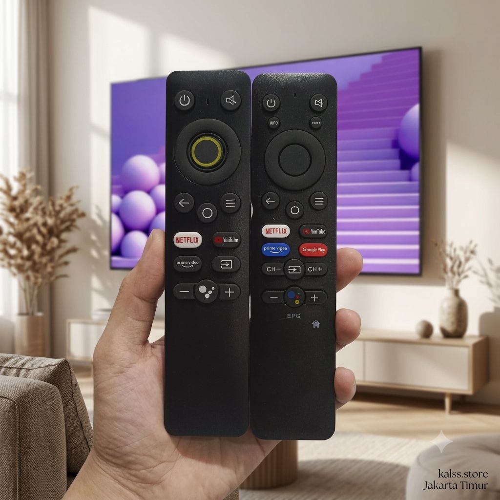 REMOTE REMOT SMART TV ANDROID STICK REALME RILME LED SEPERTI ORIGINAL