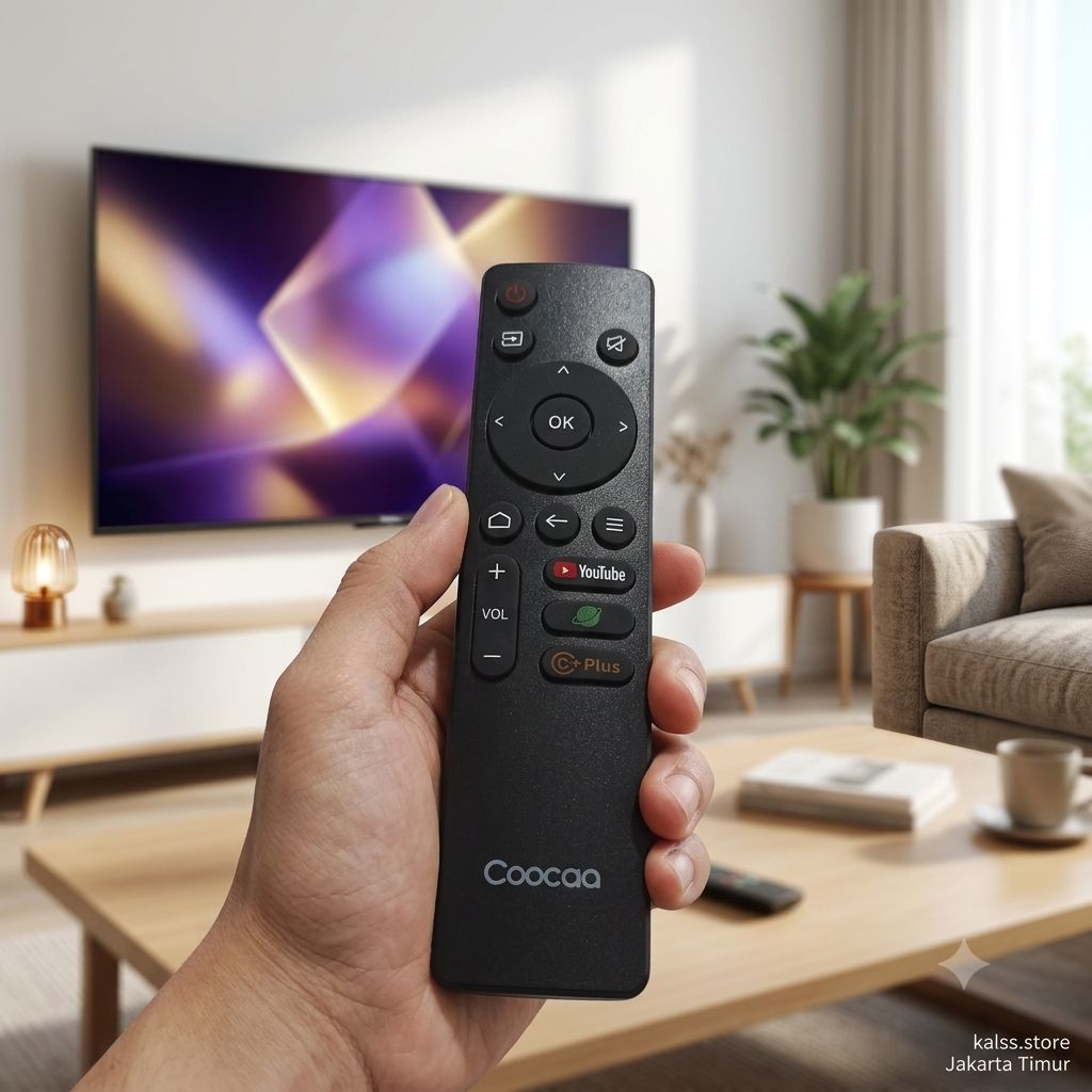 REMOTE REMOT SMART TV COOCAA YOUTUBE IQIYI ORIGINAL