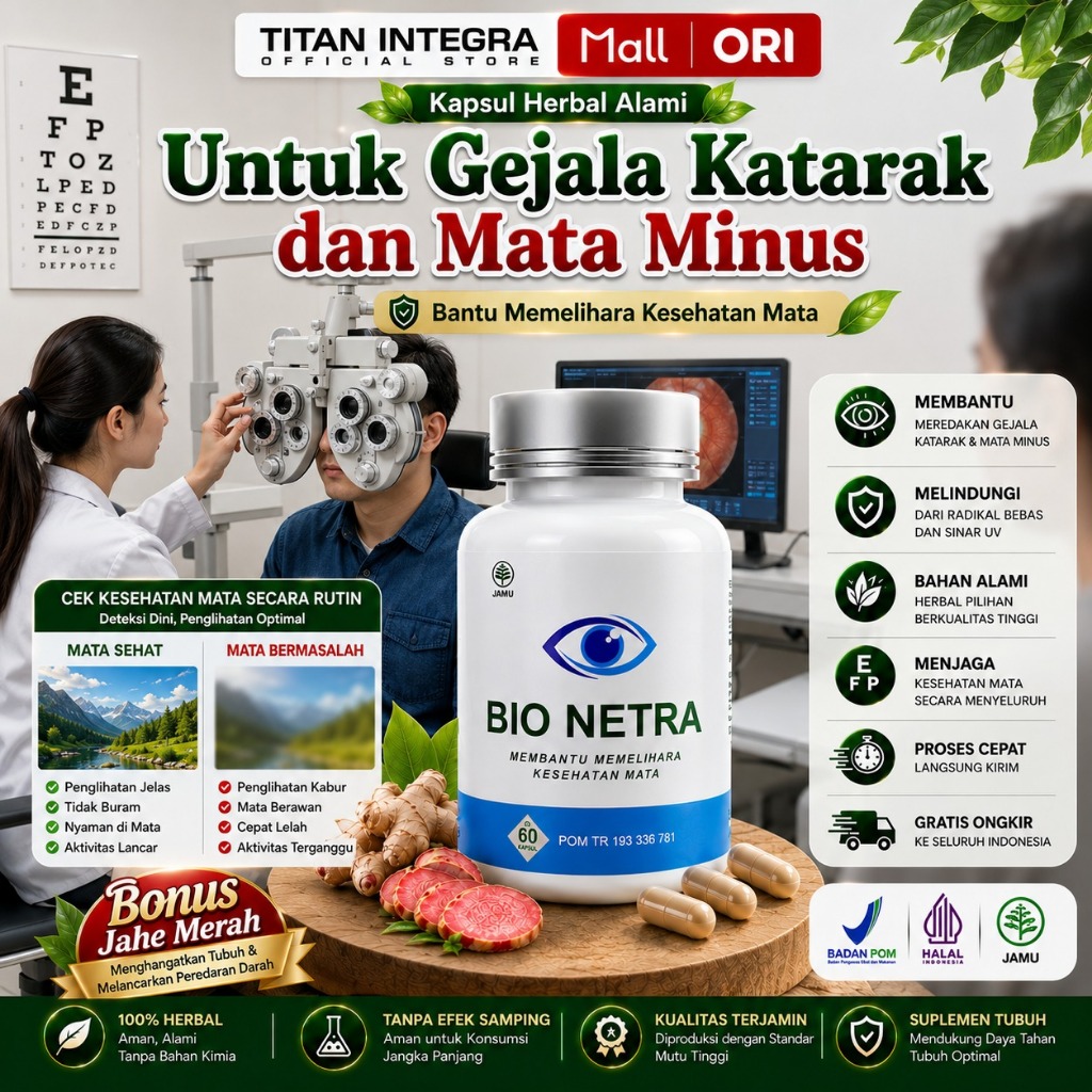 Bio Netra Bionetra Original Suplemen Herbal Mata