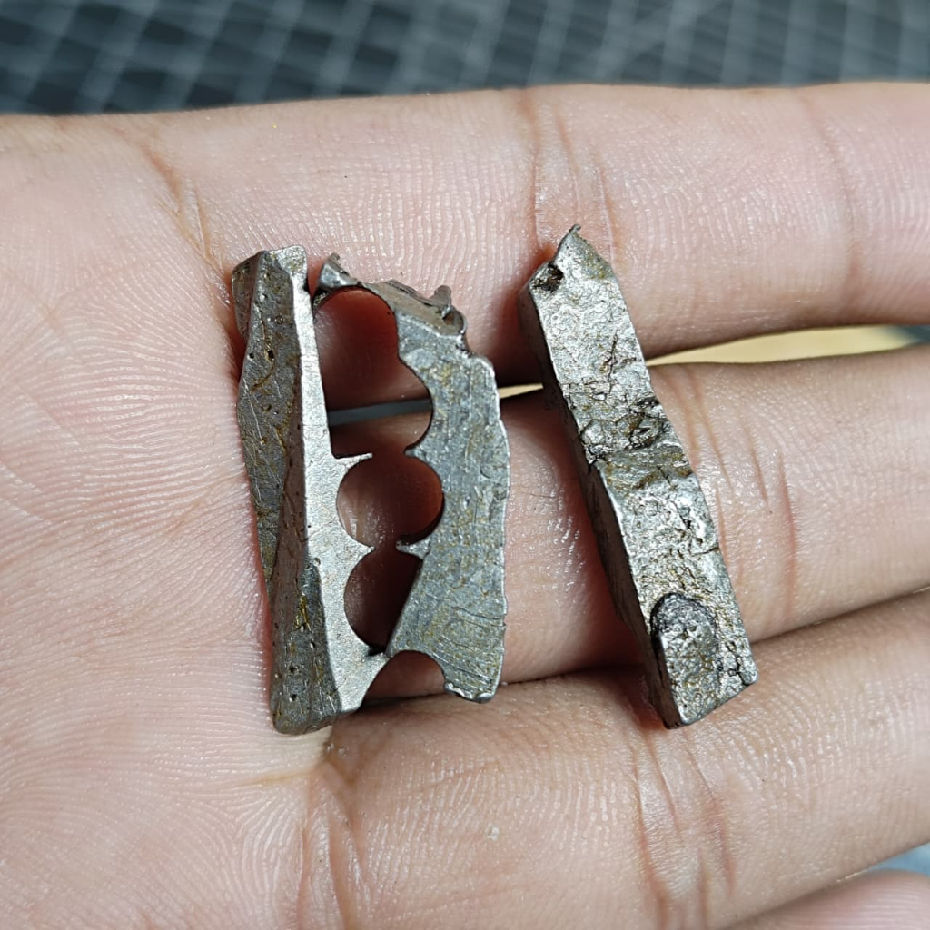 Natural Aletai Iron Meteorite Paket (18) Asli Meteorite