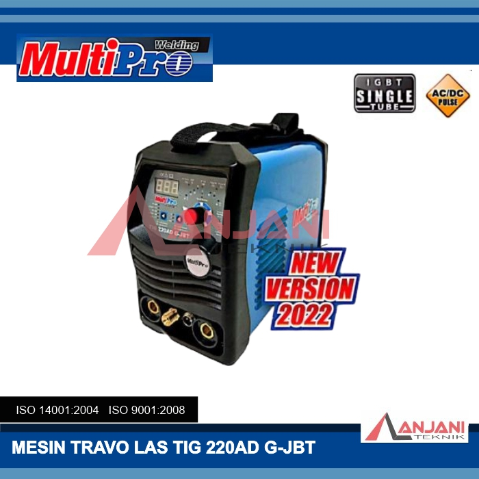 MULTIPRO TIG 220AD G-JBT MESIN TRAVO LAS IGBT LISTRIK ALUMUNIUM ARGON AC DC TIG MMA 220 AD SINGLE TU