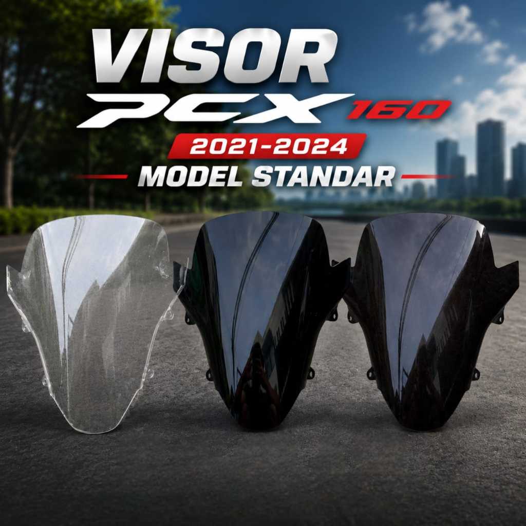 VISOR PCX 160 MODEL STANDAR VISOR WINDSHIELD PCX 160 2021-2024