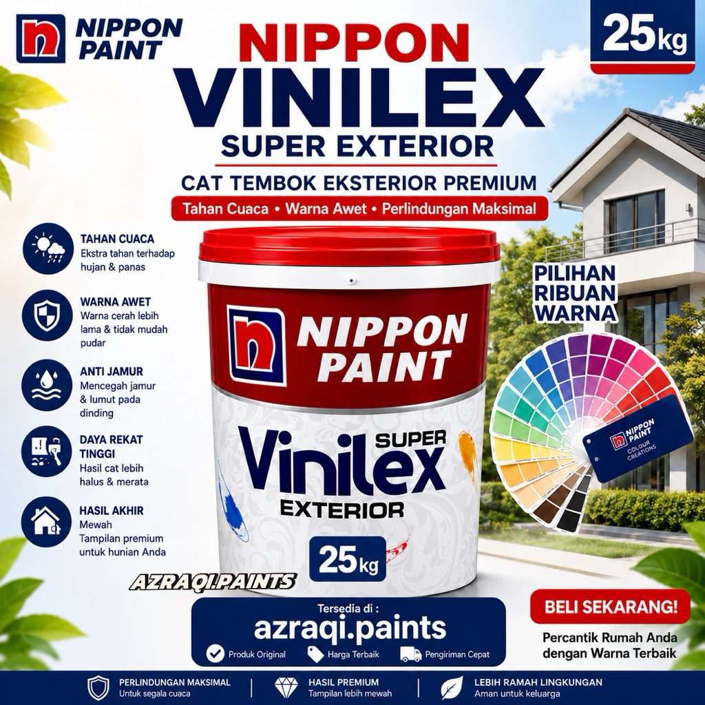 VINILEX SUPER EXTERIOR VINILEX IKAN EXTERIOR ( 25 KG ) PAIL