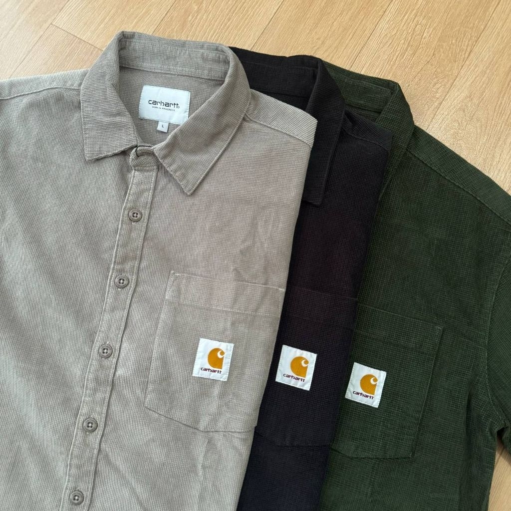 kemeja cht corduroy pendek