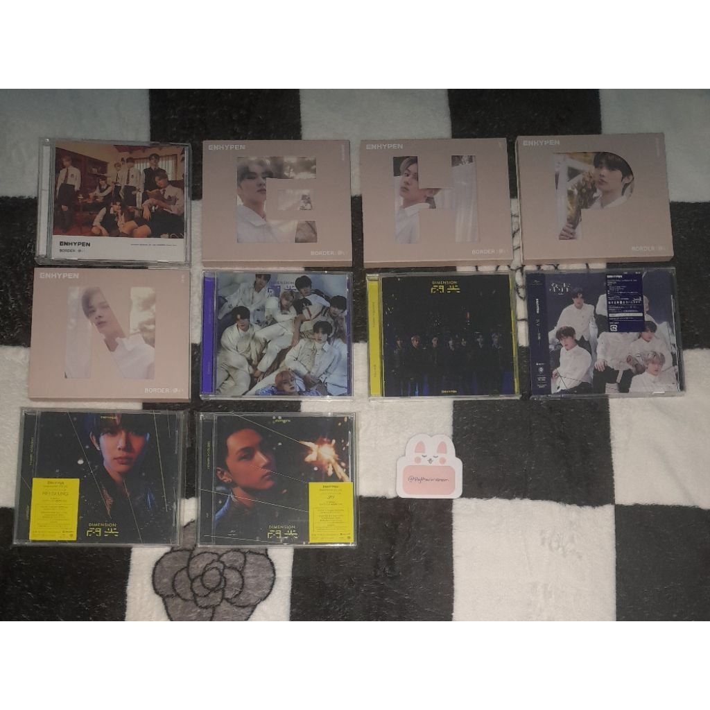 ENHYPEN Official Album Only Japan Border Hanakai Dimension Senkou YOU Limited A Limited B Weverse Ja