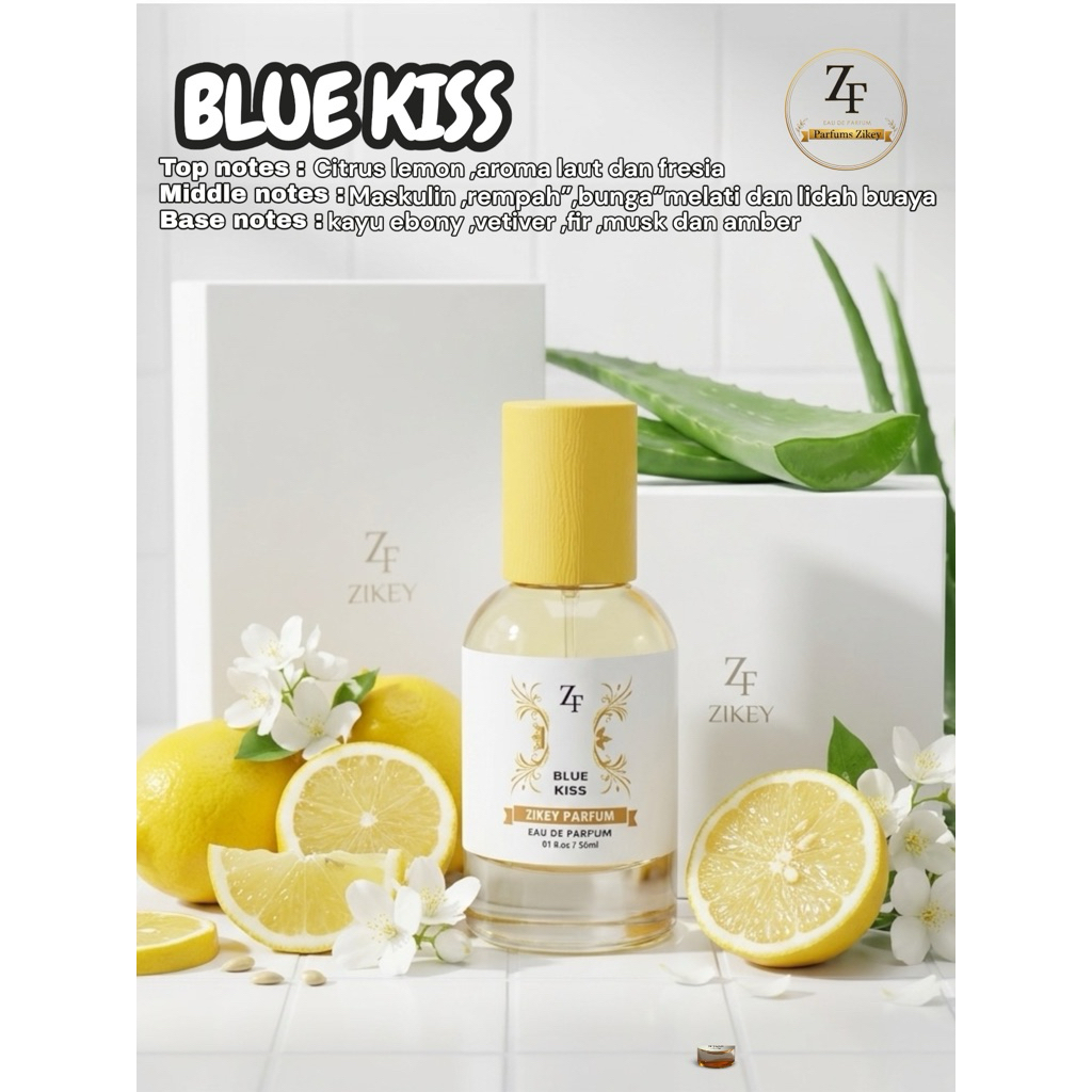 Parfum Zikey “BLUE KISS” EAU DE PARFUM Unisex 35ml