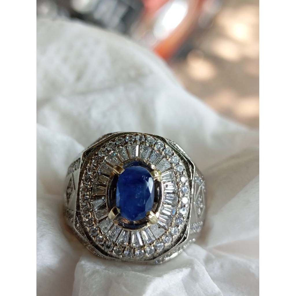 Blue safir Ceylon Srilanka no heated memo