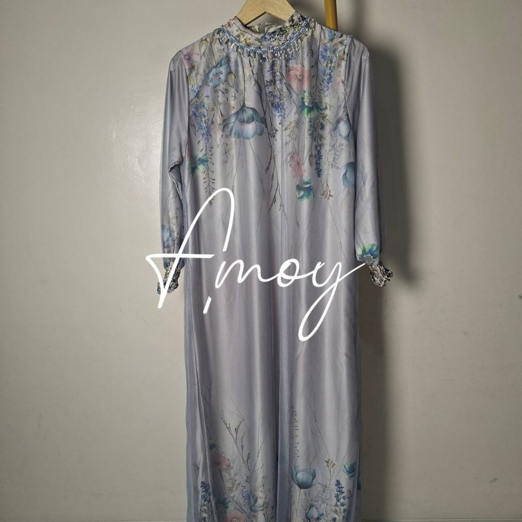 Violine Dress / Dress Kondangan / Dress Pesta / Warna Abu