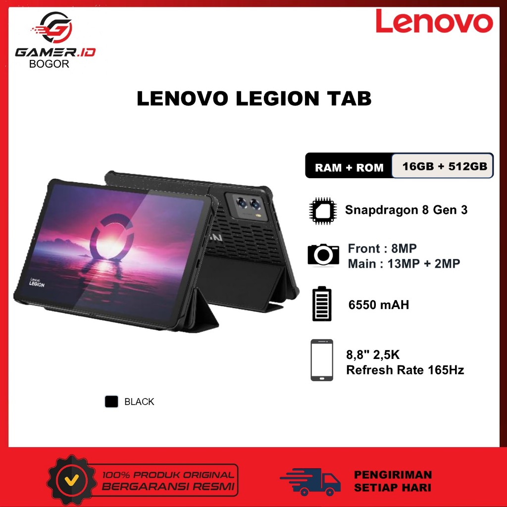 LENOVO LEGION TAB GEN 3 8.8 INCH 16GB 512GB - 82ID