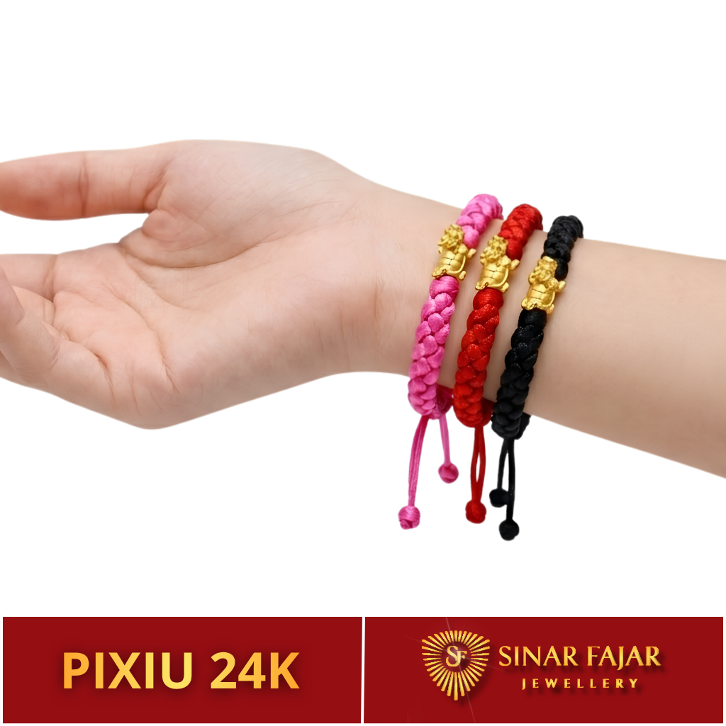 Gelang Tali Pixiu Naga Kura 999 - Sinar Fajar Jewellery