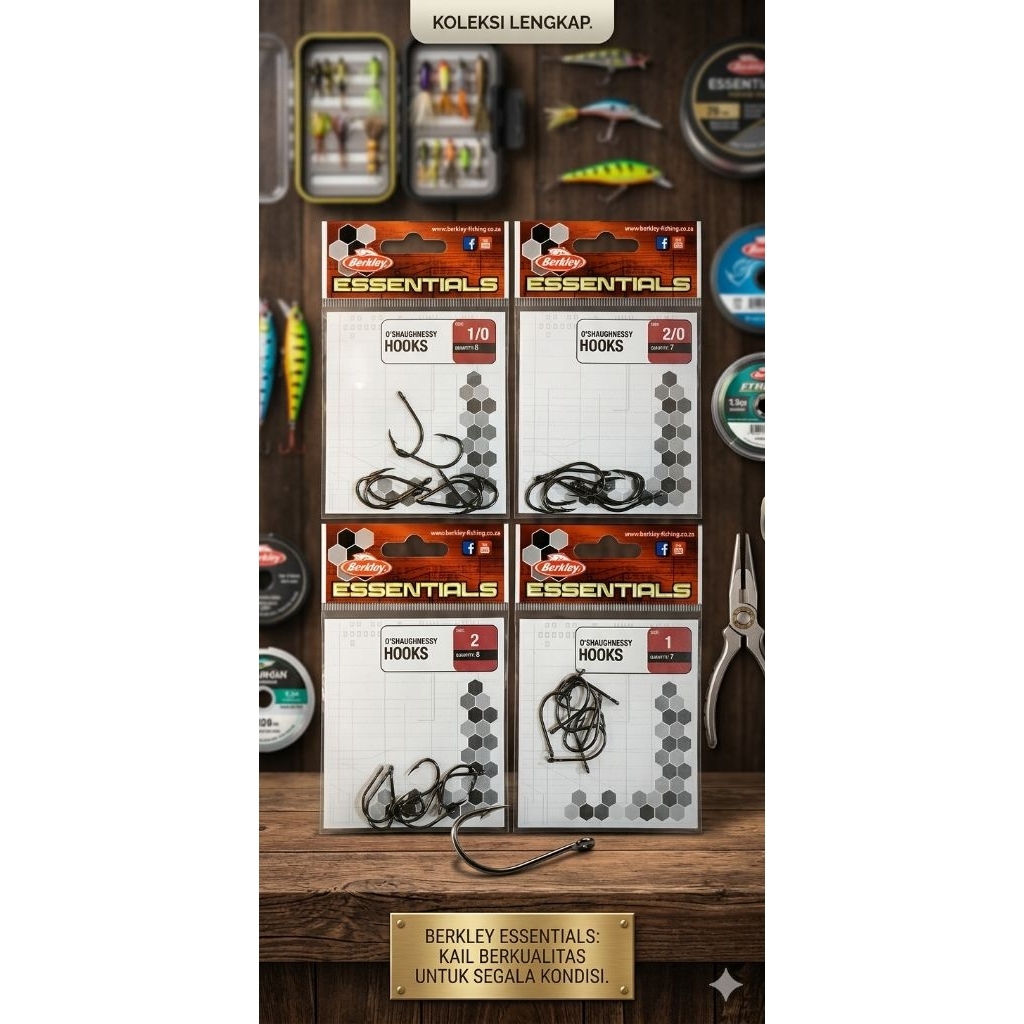 Pancing / Mata Kail Berkley OSHAUGHNESSY HOOKS