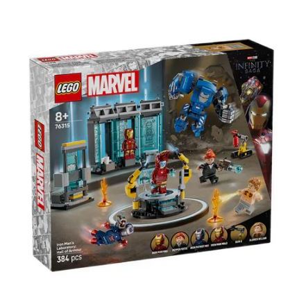 Lego 76315 - Super Heroes - Iron Man'S Laboratory: Hall Of Armor