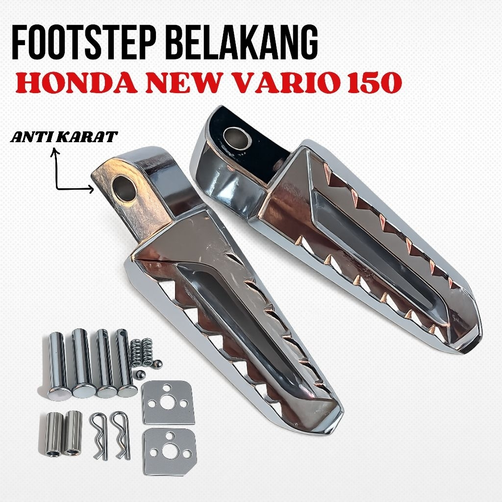 FOOT STEP BELAKANG HONDA VARIO 125 150 INJEKAN STEP BELAKANG HONDA VARIO 150 VARIO 125