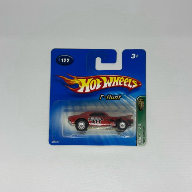 HOTWHEELS SUPER THREASURE HUNTS 67 CAMARO SHORT CARD VINTAGE RARE