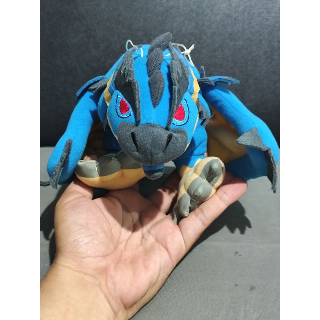 Plush Monster Hunter Blue Azure Rathalos