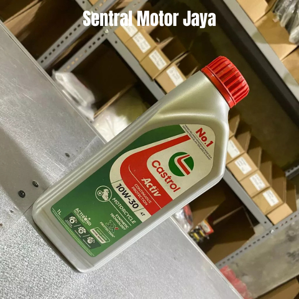 Oli Motor Castrol Active 10W-30 4T 1 Liter | Oli Motor Matic Beat Scoopy Vario NMAX