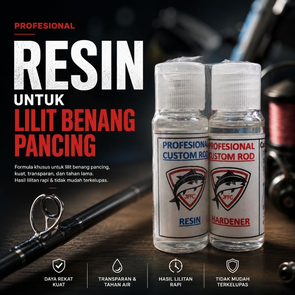 Lem Epoxy Resin Include Hardener -Lem WrappingJoran Bening- Resin Joran