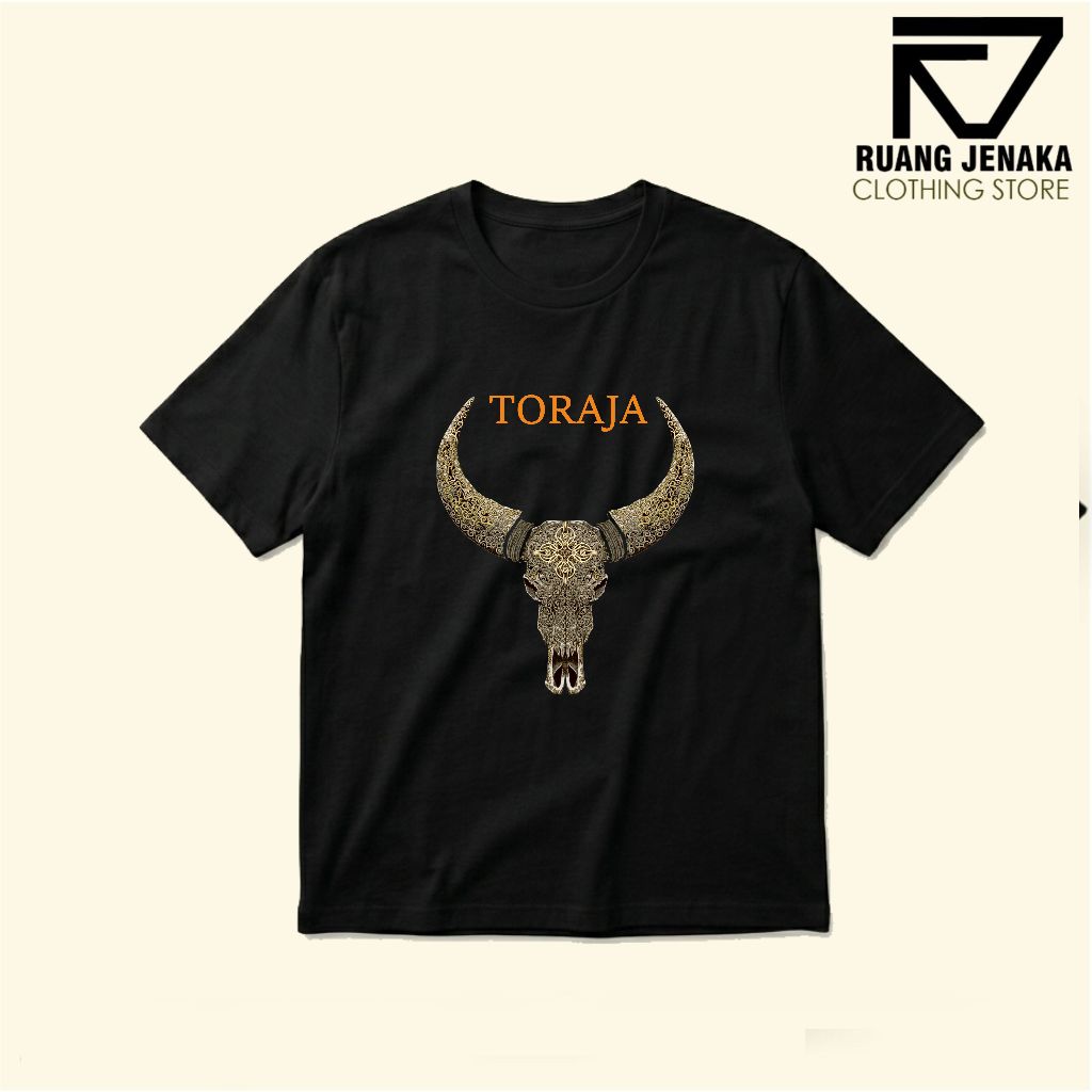 Kaos Toraja Tanduk Tedong Simple Premium