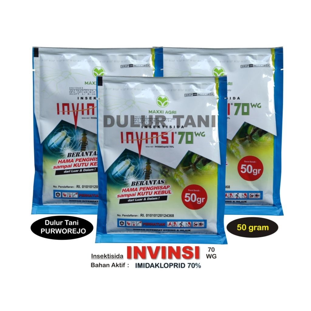 Insektisida INVINSI 50 gram Imidakloprid 70%