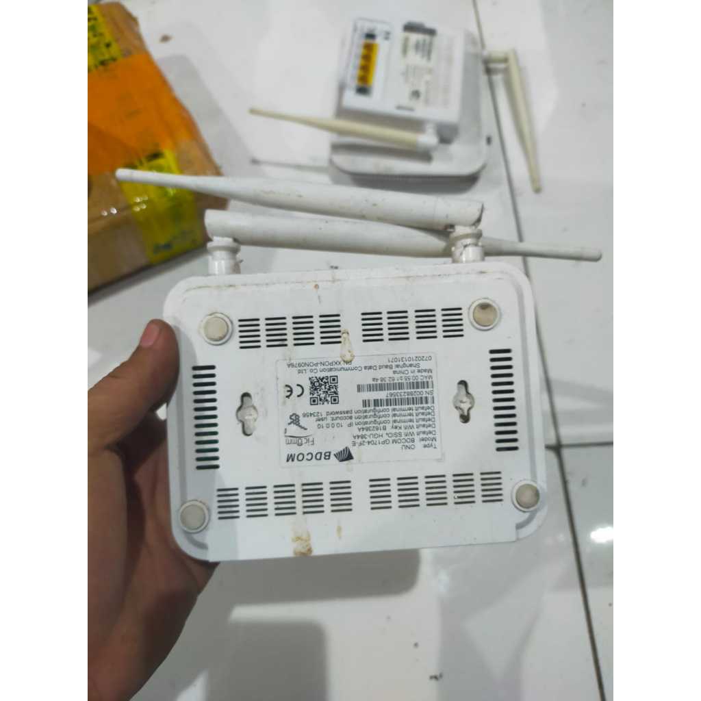 Modem Wifi BDCOM GP1704 2F E Router XPON ONU Bekas