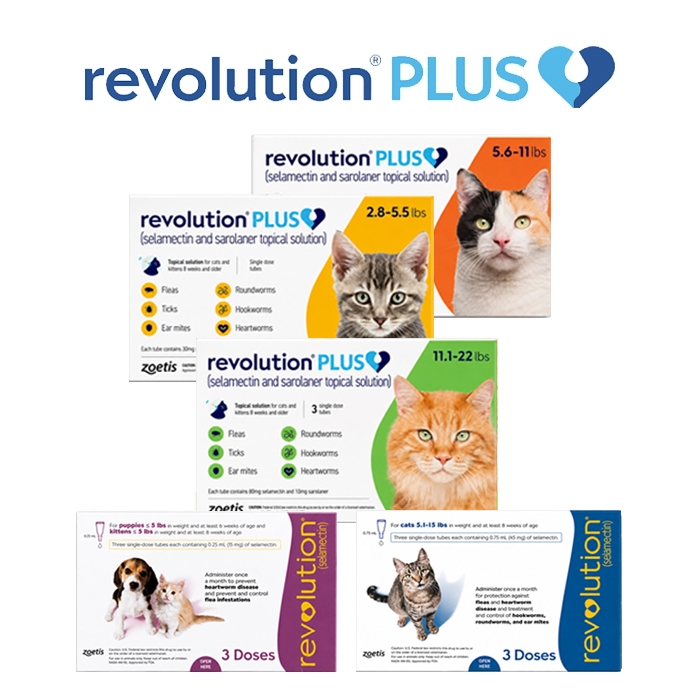 Obat Kutu Tetes REVOLUTION CAT PLUS Obat Kutu Kucing