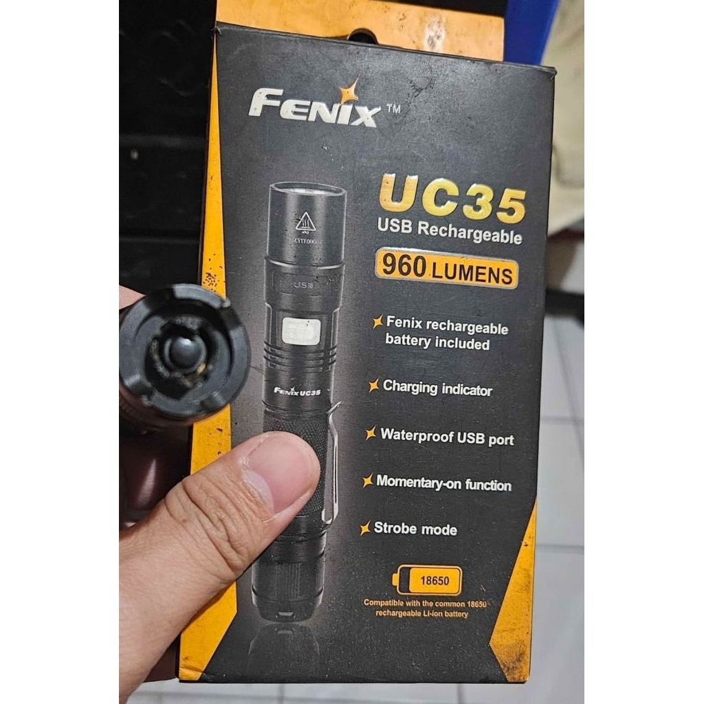senter fenix uc 35 bekas