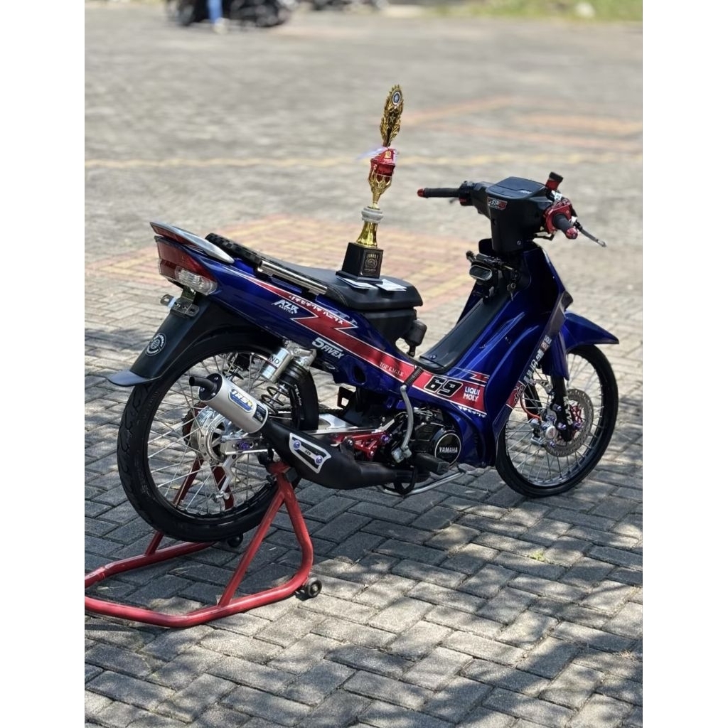 knalpot fiz r 3v3/full sirip Premium suara prepet BY Irs muffler