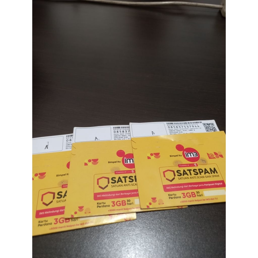 KARTU PAKET PERDANA IM3 3GB READY