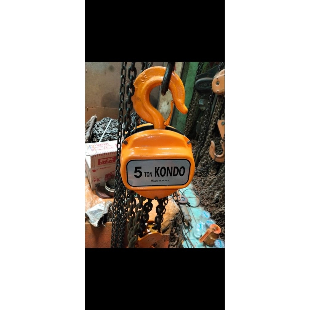 TAKEL KEREKAN KATROL CHAIN BLOCK 5 TON