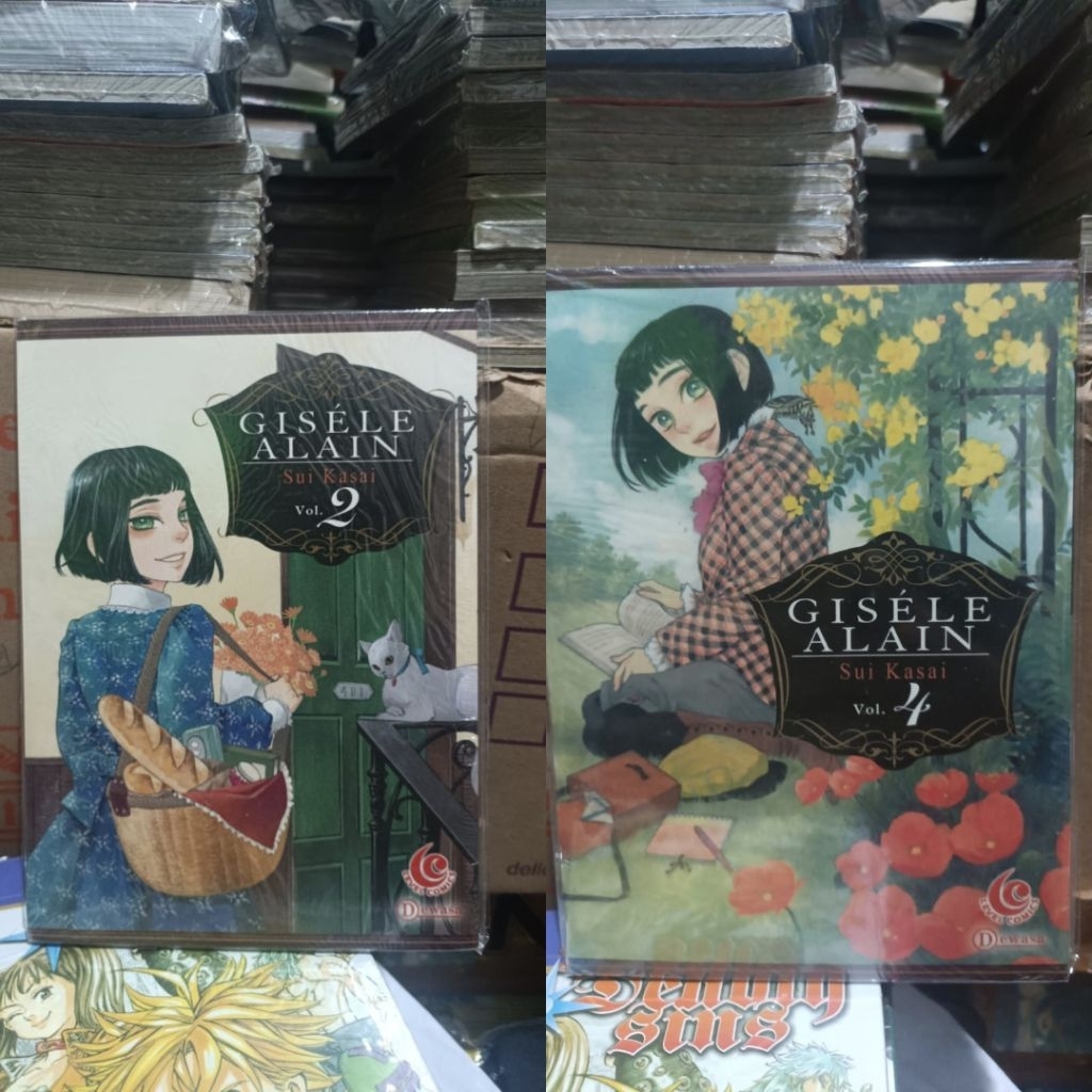 komik Gisele alain 2,4 segel / komik Gisele alain vol 2,4 segel