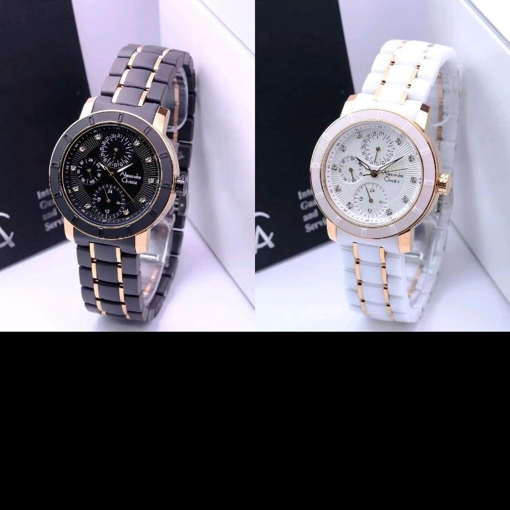 Jam Tangan Wanita Alexandre Christie Ceramic 6292 AC6292 [ORIGINAL]