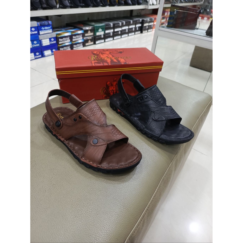 sandal kulit MR royal empuk nyaman pakai pria