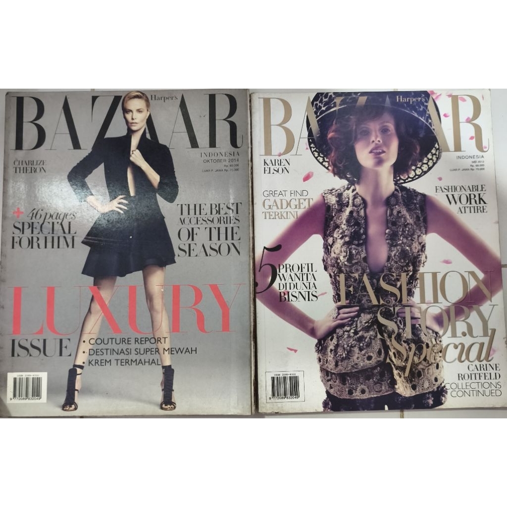 MAJALAH BAZAAR INDONESIA BEKAS