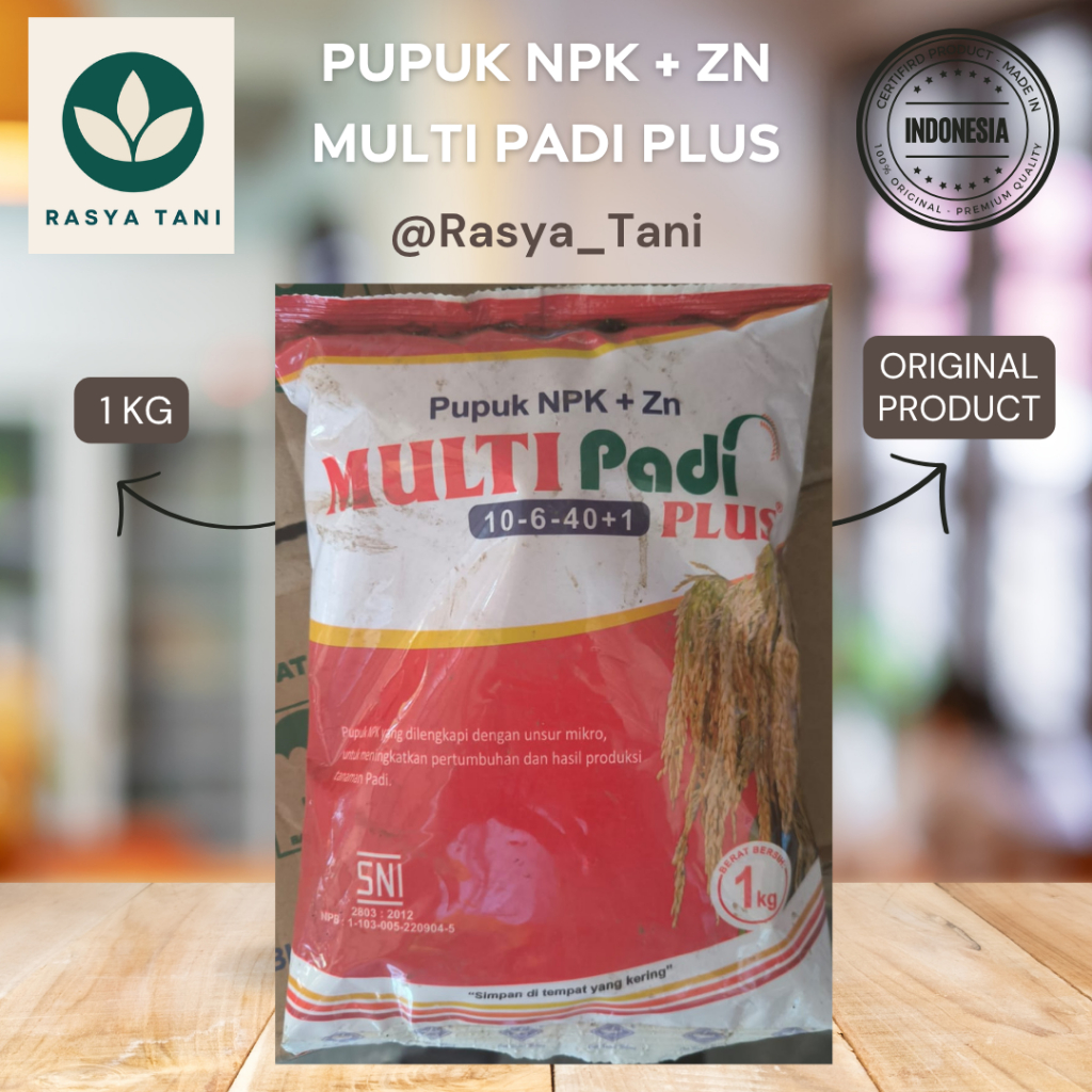 Pupuk NPK Zn Multi Padi Plus Menambah Bobot Padi Untuk Pertanian