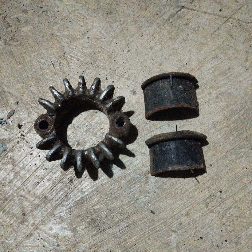 klem knalpot nanas set honda cb/gl 100