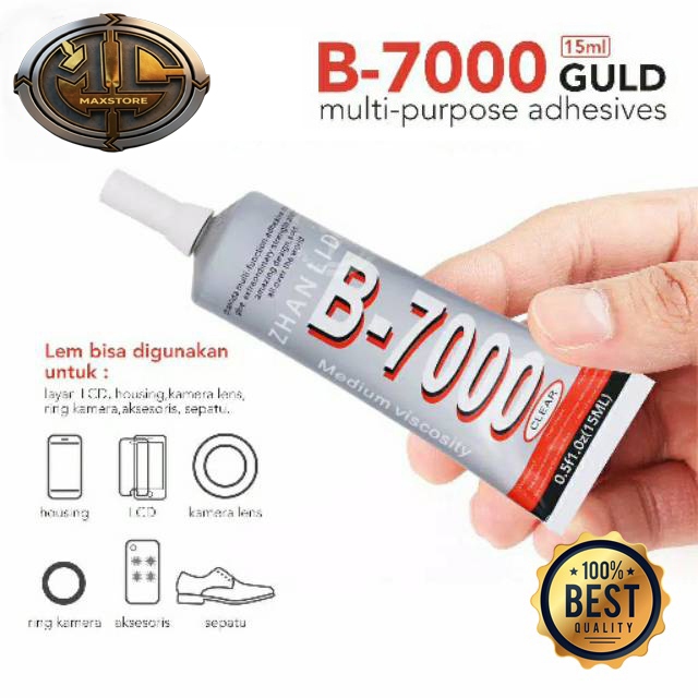 Lem B7000 LCD HP Kaca Retak Praktis Mudah Screen Guard Amoled Oled Phone Original Produk