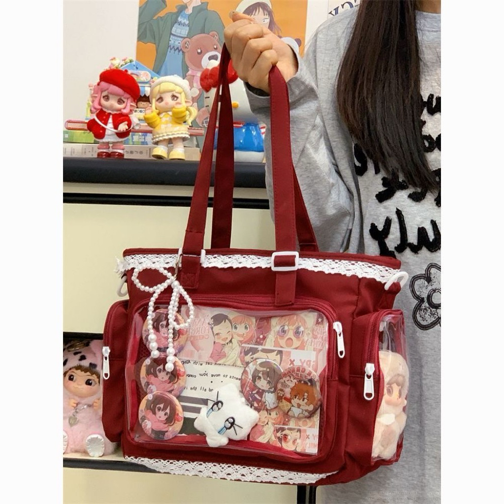darkcolored itabag