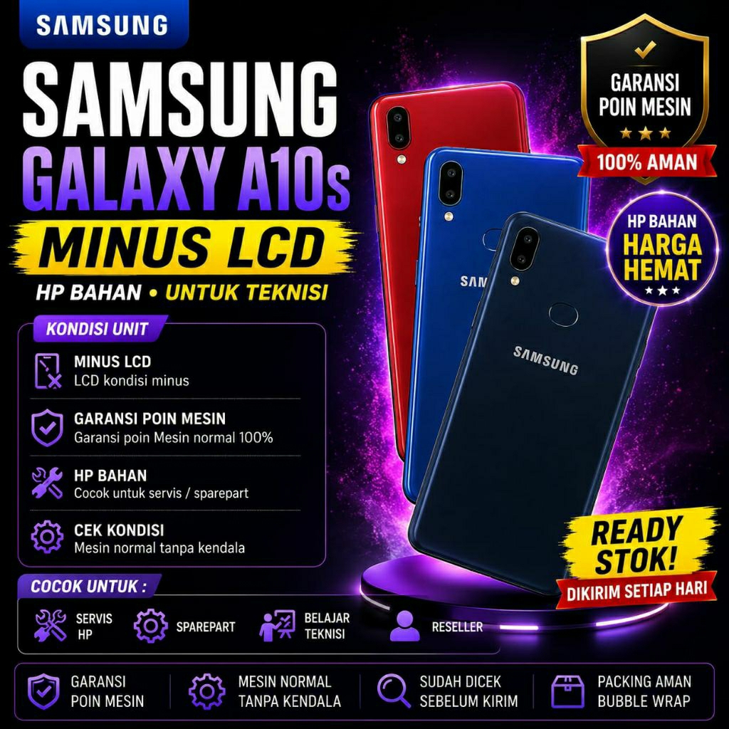 Samsung A10s Garansi Mesin | Bahan Hp Minus