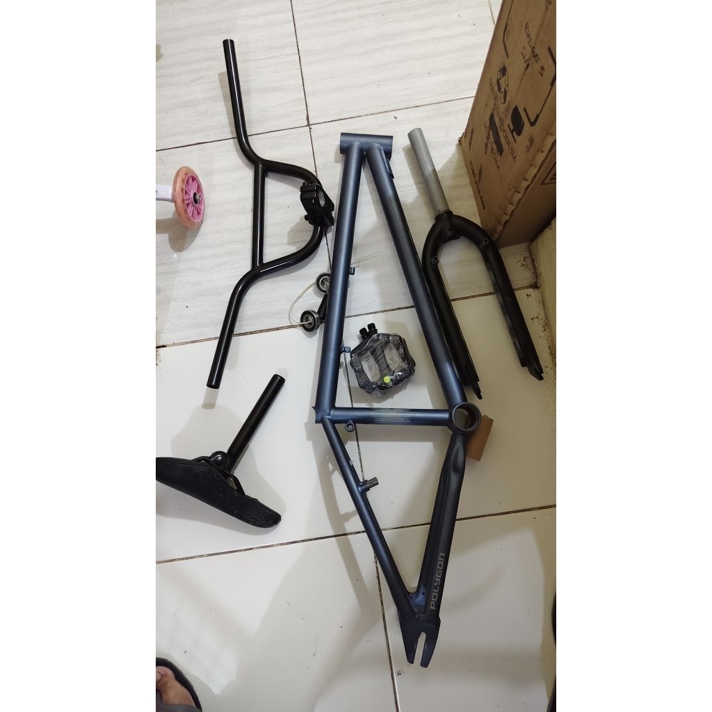 Frame polygon Bmx rudge baru