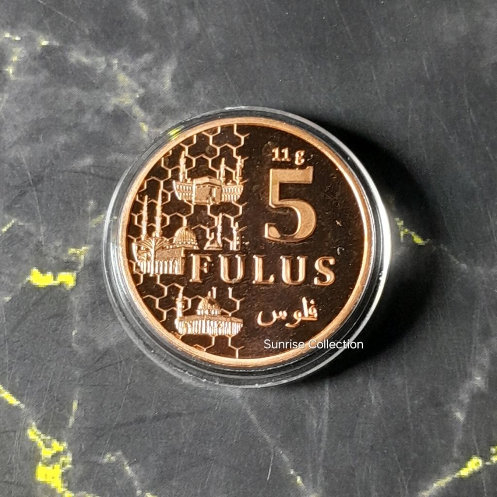 Koin Tembaga Murni 5 Fulus Fine Copper Koleksi dan Investasi
