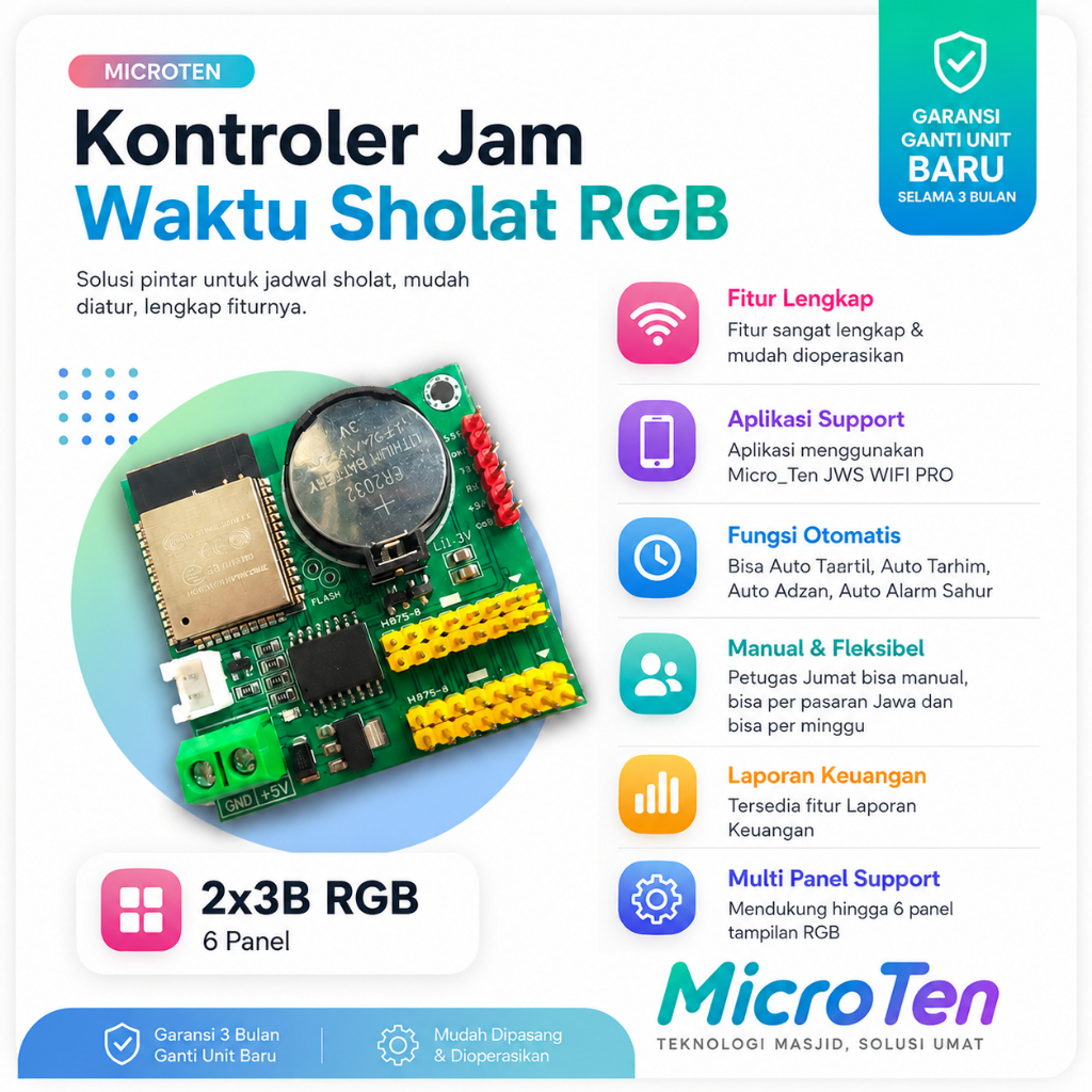 Kontroler Jws - Controller Jws WIFI 2X3 B P5RGB