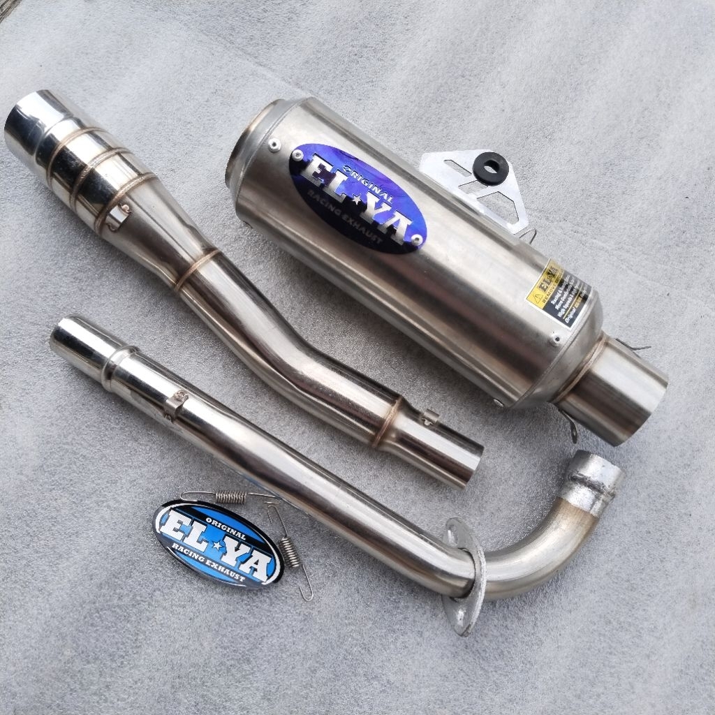 KNALPOT GP1 DOS ORIGINAL ELYA SARANGAN SETENGAH FULL BORBORAN SUPRA BLADE VEGAR JUPITERZ KARISMA AST