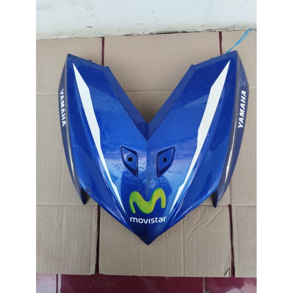 TAMENG DEPAN AEROX 125,PANEL FRONT AEROX 125 old biru second