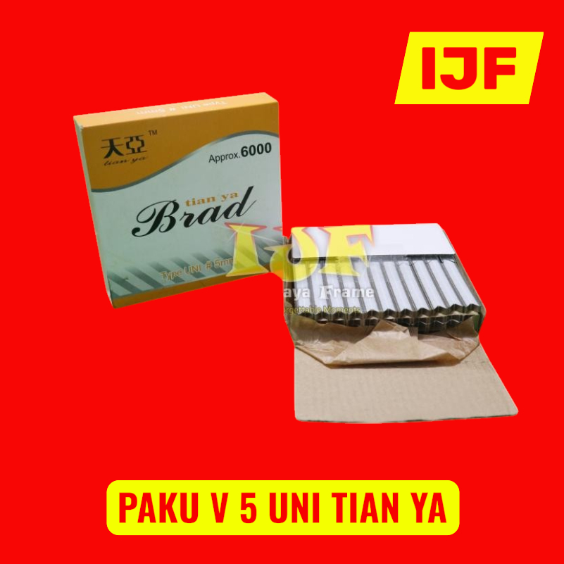 PAKU JOINT V 5 UNI TIAN YA / PAKU V 5MM / PAKU SUDUT BINGKAI