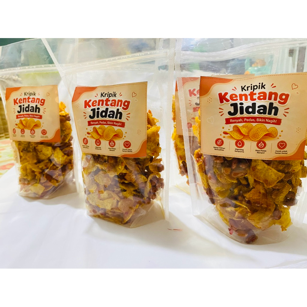 keripik kentang pedas manis/kentang mustofa/kentang pedas manis