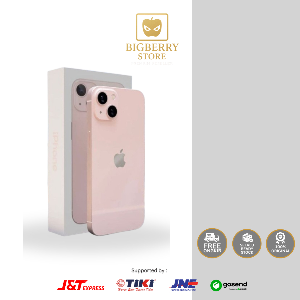 Second iPhone 13 Mini / 13 128GB 256GB 512GB Pink / Blue / Starlight / Red / Midnight Bekas Second O