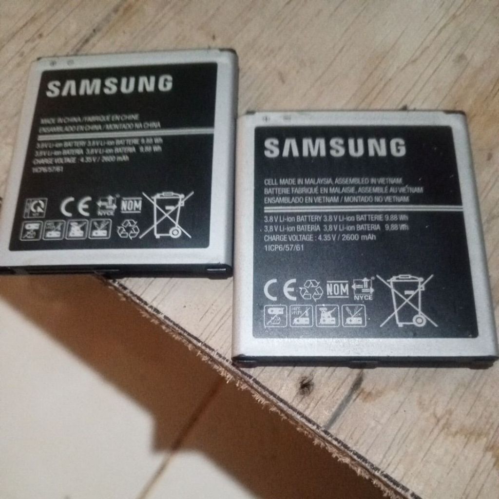 batrei Samsung j2 prem seken ORY bawaan hpnya