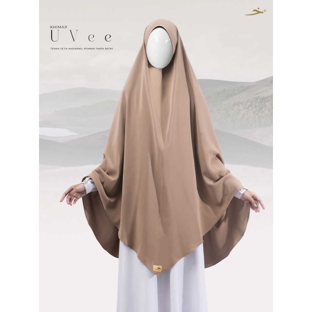 UVEE KHIMAR NON PAD V SHAPE BY RAKHADIJAH INDONESIA